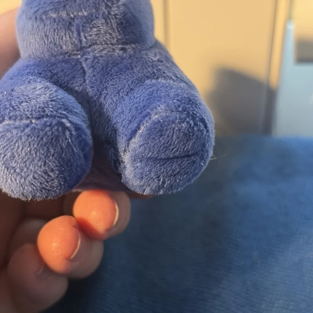 Toikido Among Us 4 In Stuffed Plush Hanger Bag Clip Keychain Blue